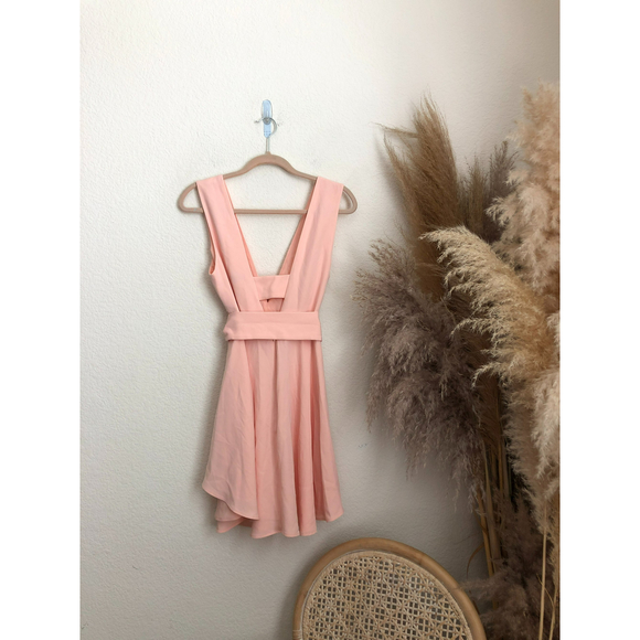 Finders Keepers Collide Peach Skater tank Dress size L - Picture 6 of 6